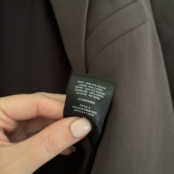 Aritzia Wilfred Generation Blazer Grey Size XS - Picture 4 of 5